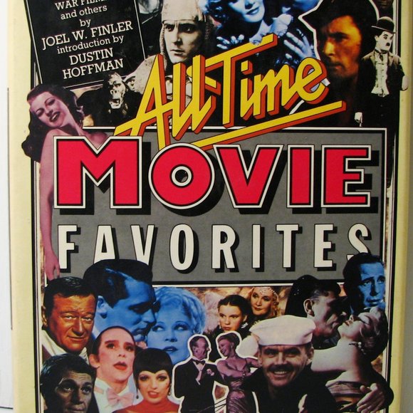 All Time Movie Favorites Joel Finler Intro Dustin Hoffman Book Longmeadow Press - Picture 10 of 11